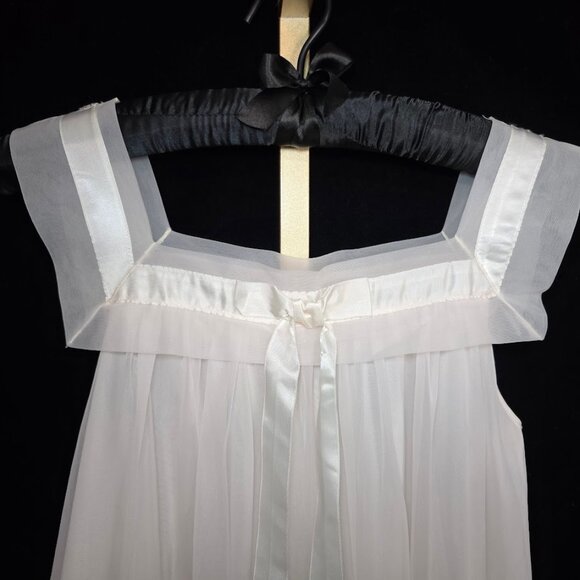 Vintage 60's Henson Kickernick Nylon Nightgown Pink Bow 32 - Picture 3 of 11